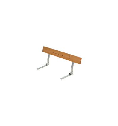Ryglæn til Bord/Bænkesæt - 118 cm - Teak