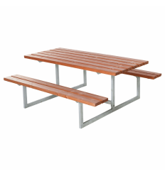 Basic Bord/Bænkesæt - 177 cm - Teak