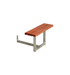 Påbygning til Basic Bord/Bænkesæt - 77 cm - Teak