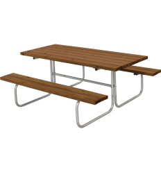 Classic Bord/Bænkesæt - 177 cm - Teak