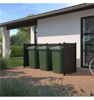 Lund Renovationsskjul - 245×85×124 cm