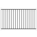 Basic Forhavehegn - 150×85 cm - Sort