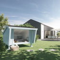 Shelter inkl. tagpap - ubehandlet