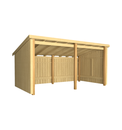 Nordic Multi Havehus 9,5 m² - 2 moduler åben