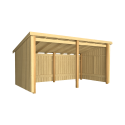 Nordic Multi Havehus 9,5 m² - 2 moduler åben
