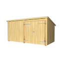 Nordic Multi Havehus 9,5 m² - 2 moduler m/dobbeltdør og lukket front 