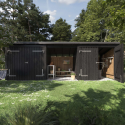 Nordic Multi Havehus 14 m² - 3 moduler m/2 dobbeltdøre og åben front