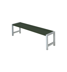 Plankebænk - 176 cm - Grøn