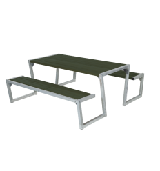 Zigma Bord/Bænkesæt - 176 cm - Grøn