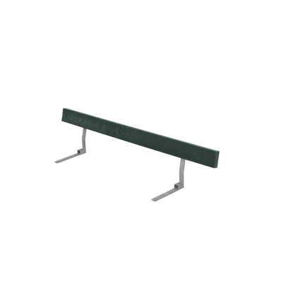 Ryglæn til Bord/Bænkesæt - 177 cm - ReTex - Grøn