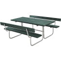 Classic Bord/Bænkesæt m/2 ryglæn - 177 cm - ReTex - Grøn