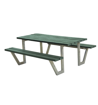 Wega Bord/Bænkesæt - 177 cm - ReTex - Grøn