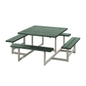 Picnic Bord/Bænkesæt - 200 cm - ReTex - Grøn