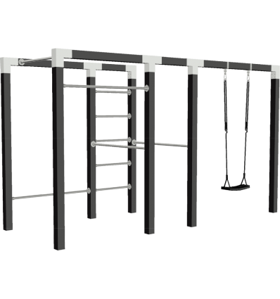 Outdoor fitness - Model 3 - Sort