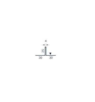 Ds 322 Samleprofil 250cm (flere farver)
