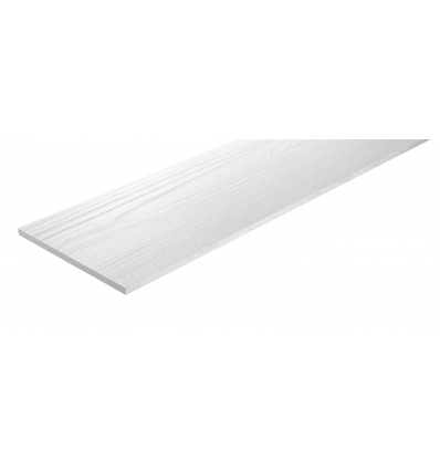 Hardieplank Hvid Træstruktur fibercement 8x180x3600mm