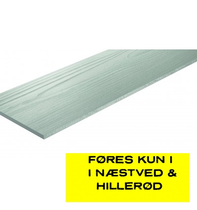 Hardieplank Lysegrå Træstruktur fibercement 8x180x3600mm