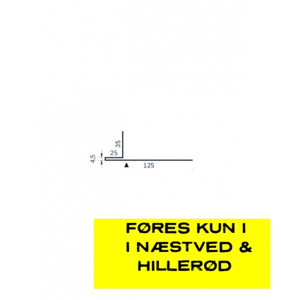 DS 324 Sideinddækning 250cm Lysgrå
