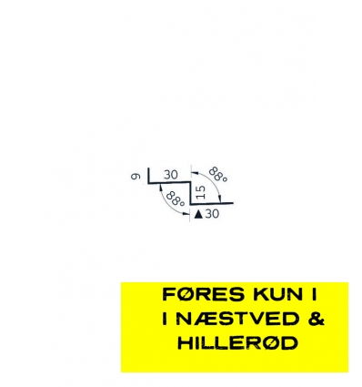 DS 323 Startprofil 250cm Lysgrå