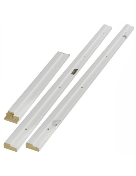 Karmsæt uden bundstykke 128mm hvid