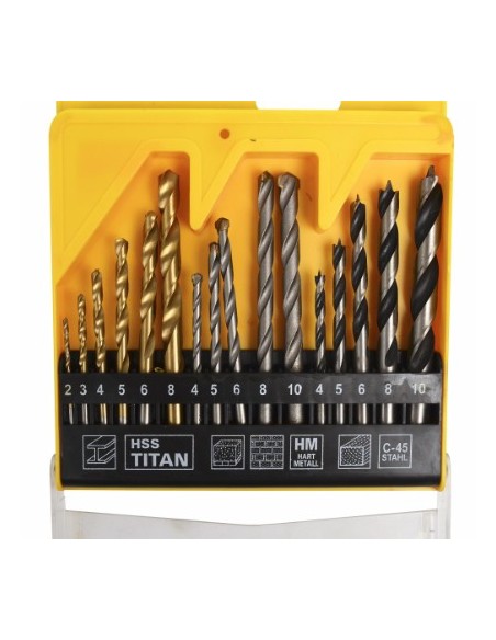 Millarco Borsæt 16 Dele Til Metal - Mur - Træ