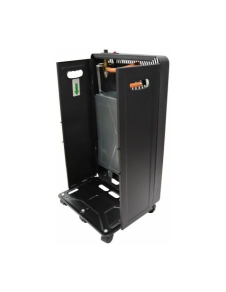 Sammenklappelig Gasvarmeovn 3 varmetrin 1,5/2,8/4,2 kw incl. regulator & slange