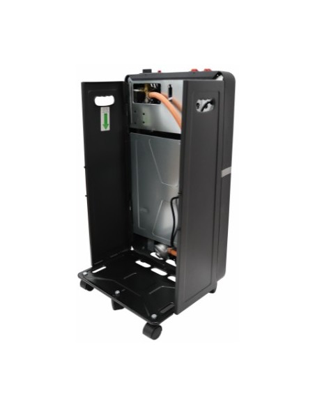 Sammenklappelig Gasvarmeovn med varmeblæser & 3 varmetrin 1,5/2,8/4,2 kw