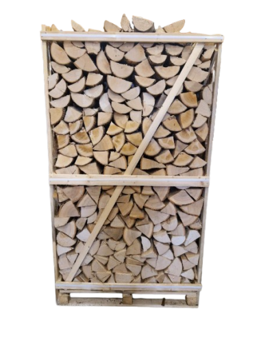 Brændetårn ask 1,8m3 ovntørret (KUN DIREKTE...