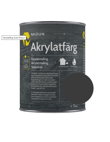 Midun Træbeskyttelse Sort
