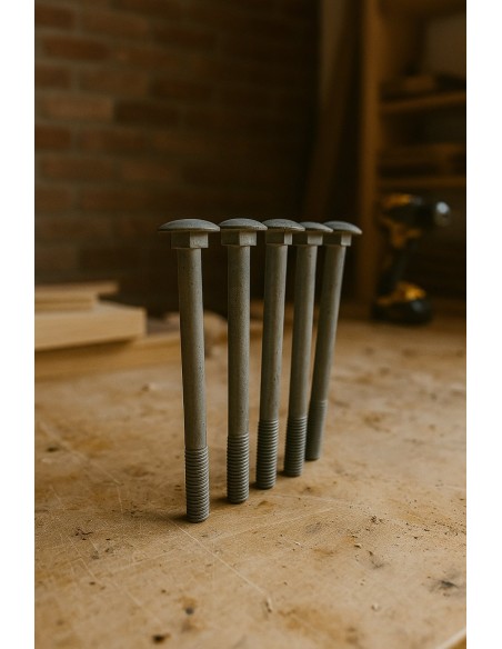 10x140mm bræddebolt fzv 4.8 uden møtrik
