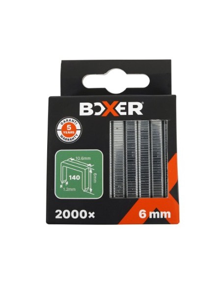 Boxer Hæfteklammer 6mm 2000stk type 140
