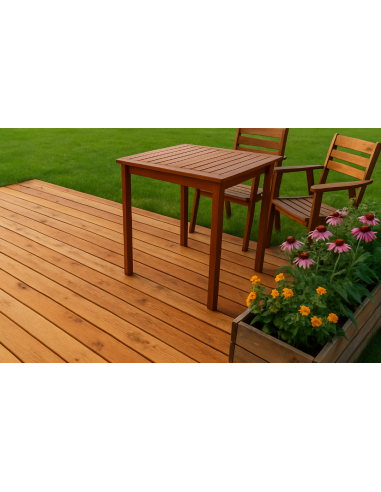 28x120mm terrassebrædder **BRUN**imprægneret...