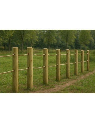 Ø5x200cm spidspæl trykimp.