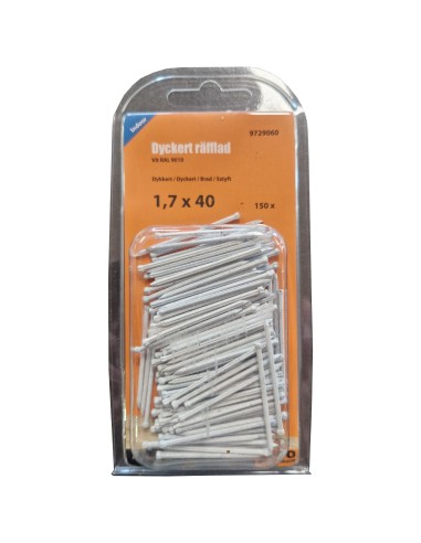 BG Dykker Hvid 1,7x40mm