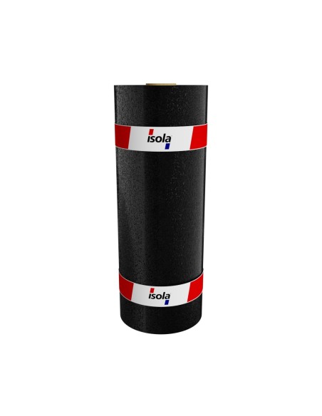 Isola svejseoverlag Sort -0,67 x 8 m. (tagpap) u/klæbekant