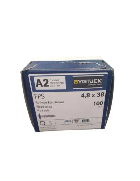 SPOT - Bygtjek Planeternitskrue tx20 ø4,8x38mm 100 stk