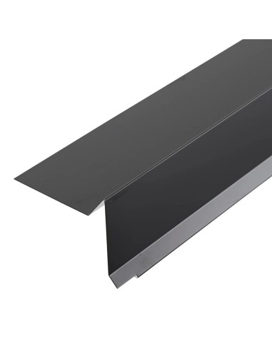 Vindskedeprofil 80mm sort alu 80x64x1000mm