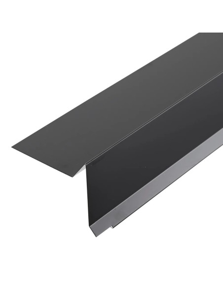 Vindskedeprofil 80mm sort alu 80x64x1000mm