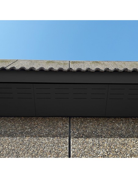 SCG udhængsplade Half-lining M/vent Sort 4x600x1200 mm