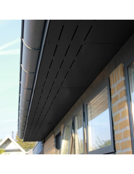 SCG udhængsplade Half-lining M/vent Sort 4x600x1200 mm