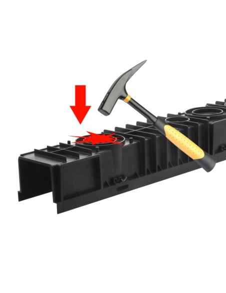 Afvandingsrende 10,5x13x100cm med klikfunktion