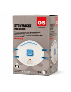 Støvmaske 10 stk FFP2-v