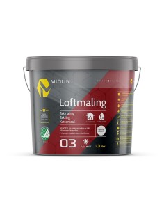 Midun Loftmaling Hvid