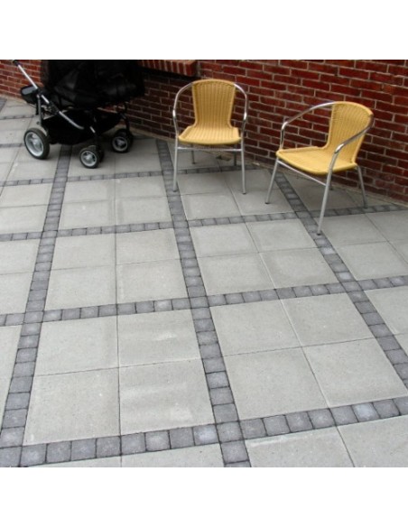 Havefliser 10x10x5cm koks kopsten