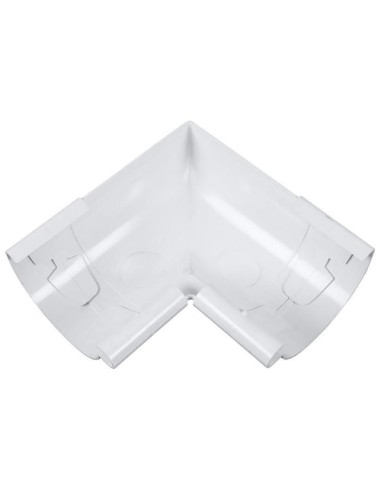 Indvendigt hjørne 100 mm PVC HVID