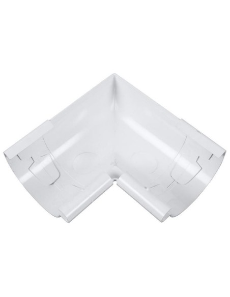 Indvendigt hjørne 100 mm PVC HVID
