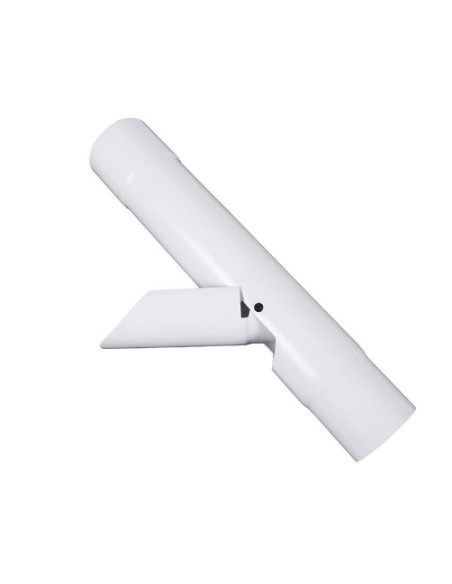 Vandudviser med klap Ø75 MM PVC HVID