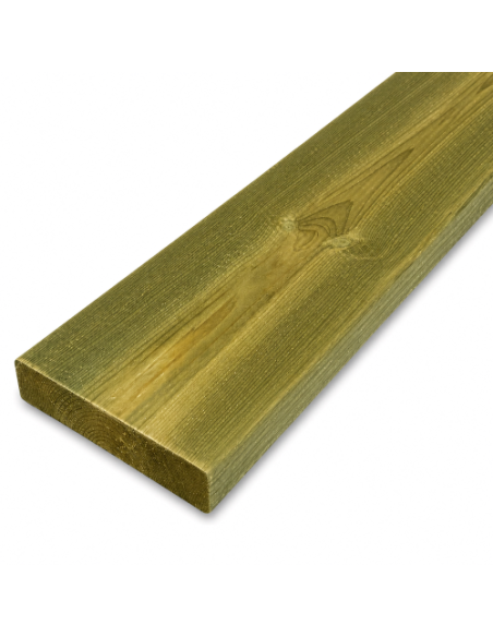 27x145mm terrassebrædder imprægneret NTR-AB fyr