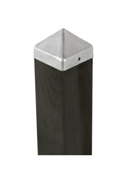 Stolpehat galvaniseret 71x71mm