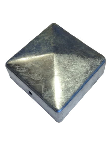 Stolpehat galvaniseret 97x97mm